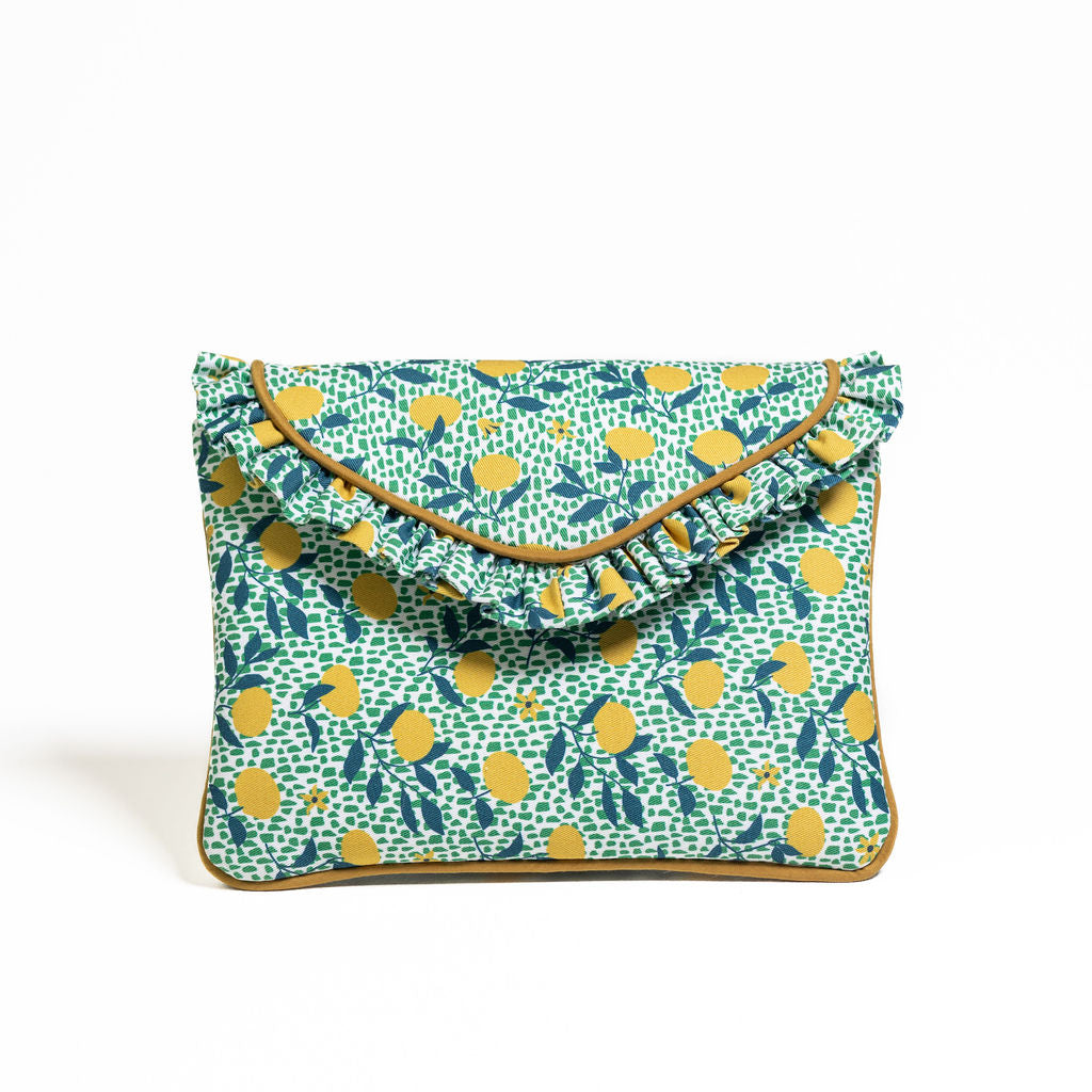 Tangerine clutch online bag