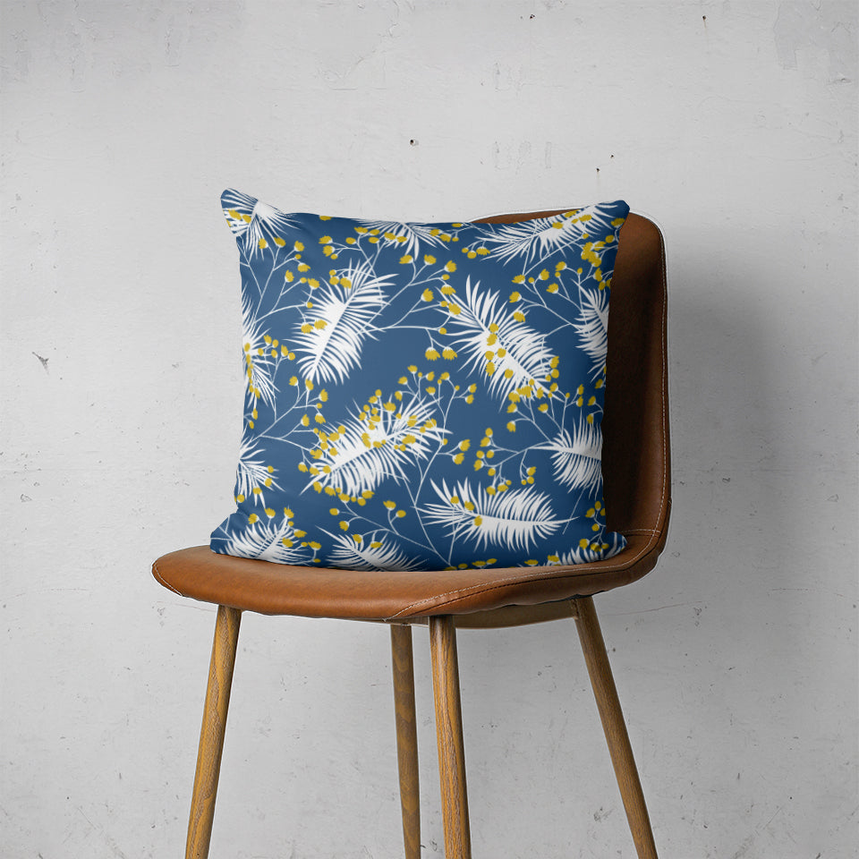 Blue Hummingbird cushion cover